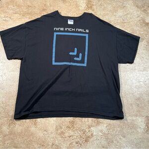 Nine Inch Nails Wave Goodbye Industrial Goth Emo Vintage Y2K Black T-shirt 3XL‎